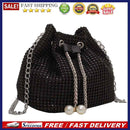 Rhinestone Women Shoulder Bag Chain Crossbody Bucket Messenger Handbags Purse