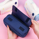 Large Capacity Big Pen Bag Cosmetic Storage Makeup Pouch Astronaut Pencil Case