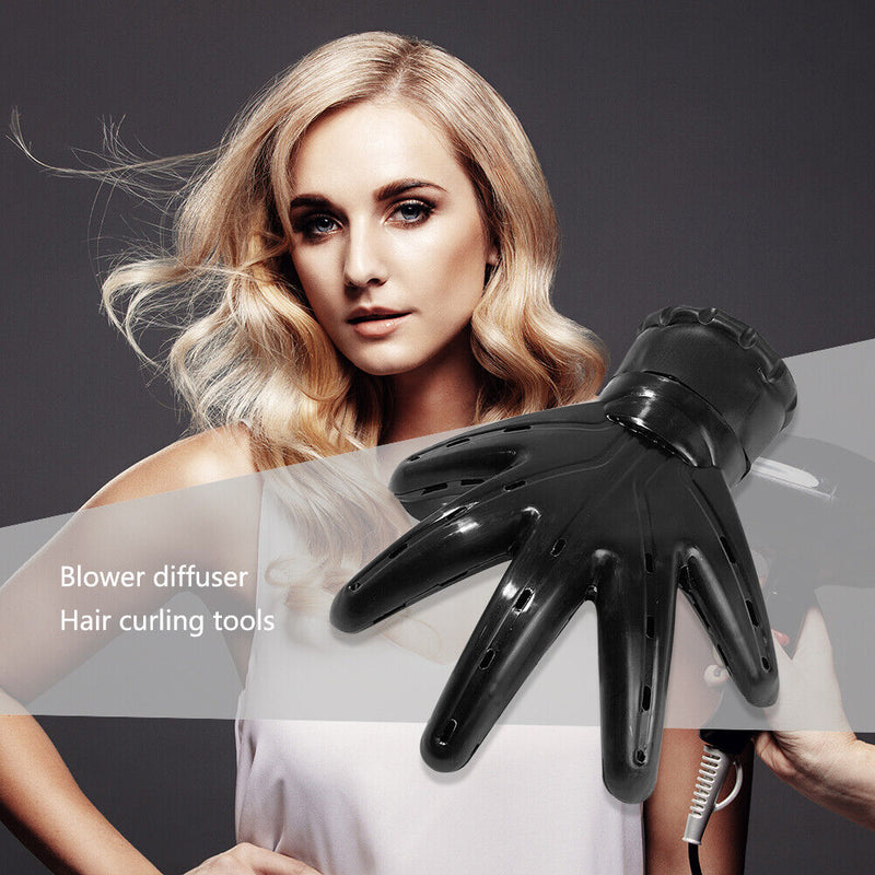Plastic Hand Shape Hair Blow Dryer Diffuser Salon Curly Hair Styling Tools Newly