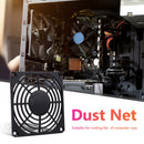 80mm 120mm PC Computer Fan Dust Filter Screen Plastic Dustproof Grills 5 Pack