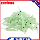 50pcs Luminous Shrimp Soft Lure 3cm Night Fishing Lure Fluorescent Glow Tackle