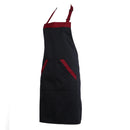 Unisex Halterneck Apron with 2 Pockets Chef Waiter Kitchen Cook Black  Tool