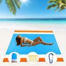 #A Beach Blanket Extra Large Sandproof Waterproof Picnic Mat 4-7Persons Family S