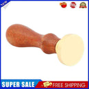 Retro Blank DIY Carving Sealing Wax Stamp Metal Wood Handle Sealing Wax Sta