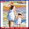 Digital Painting By Numbers Drawing DIY Mother Son Oil Picture Craft Home Dec