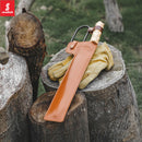 Leather Case-Barbecue Charcoal Clip Protective Cover Fire Tongs Storage Bag