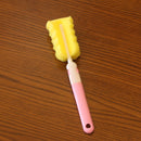 30CM Lengthened Detachable Baby Clean Sponge Special Bottle Brush (Pink)