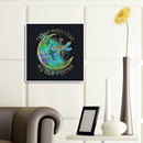 Moon Dragonfly Still Life Full Embroidery Kit 11CT Canvas Stamped Cross Stitch