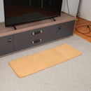 3pcs Fluffy Rugs Anti Slip Doormat Carpet Floor Mat(Dark Brown)