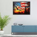 DIY Diamond Painting Kits Festival Flag Full Round Drill Home Decoration Gift
