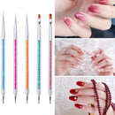 5pcs Nail Art Brush Nail Polish Lines Stripes Grid Liner DIY Manicure Pen
