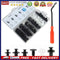 100 in 1 Universal Car Clips Auto Rivets Fasteners Assortment + 6 inch Remover