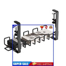 #A Under Desk Cable Tray - Wire Management for Office & Home Includes 5 Pcs Ties