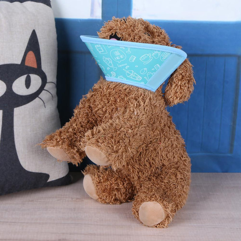 Dog Cat Protection Cover Wound Healing Cone Protective Collar(Blue 06) Newly