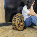 Fashion Women Zebra Leopard Printing Rucksack Students Large Capacity Handbags