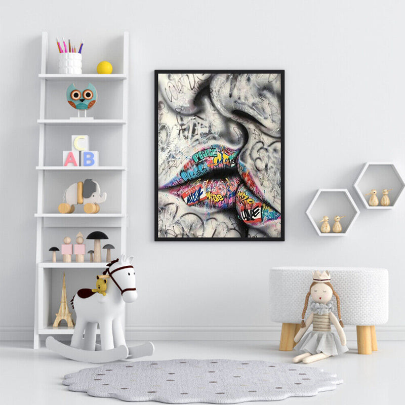 Body Parts Frameless Picture Oil Paint By Numbers Hand Painted Picture for Ho