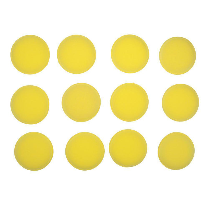 12pcs/lot Car Yellow Foam Waxing Pads Applicator Polish Vehicle Sponge