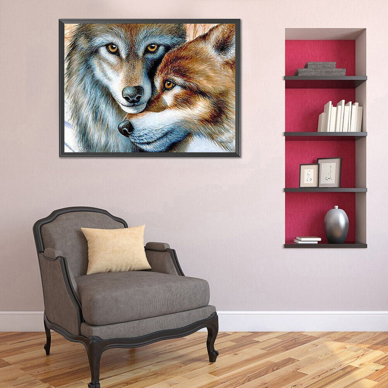 Diamond Painting 5D DIY Wolf Full Round Drill Picture