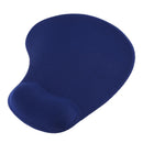 Silicone Wrist Rest Support Mouse Pad PU Anti-slip Hand Pillow(Dark Blue)