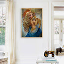 Paint By Numbers for Kids Beginner Elegant Girl Back Home Decor DIY Painting Kit