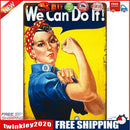 Weatherproof Retro Person Sign Iron Painting Wall Drawing Templates (3)