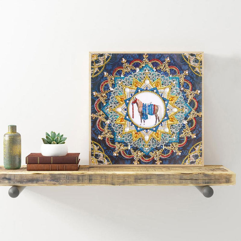 5D DIY Special Shaped Diamond Painting Mandala Cross Stitch Kits (DZ239)