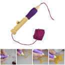 Embroidery Pen Needle Stitches Weaving Tool Sewing Kit Accessory (Purple) Newly