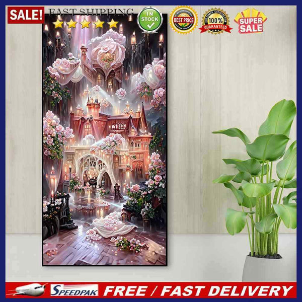 5D DIY Full Square Drill Diamond Painting Rose Home Decoration Art Craft (F727)