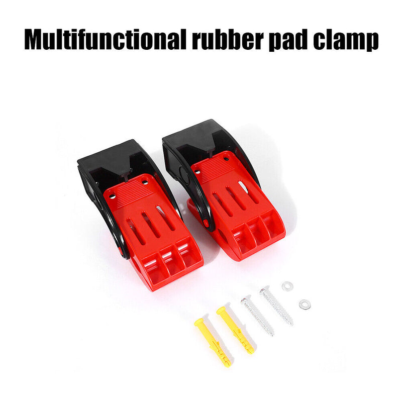 4pcs Car Floor Pad Cleaning Solution Hook Carpet Wash Clamp Yoga Mat Clip T