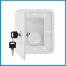 Square Integrated Professional Water Inlet Dish City RV Trailer Hatch Lock