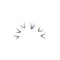 Volume Segment Eyelashes V-shape Cluster Lashes Individual False Eyelashes Blue