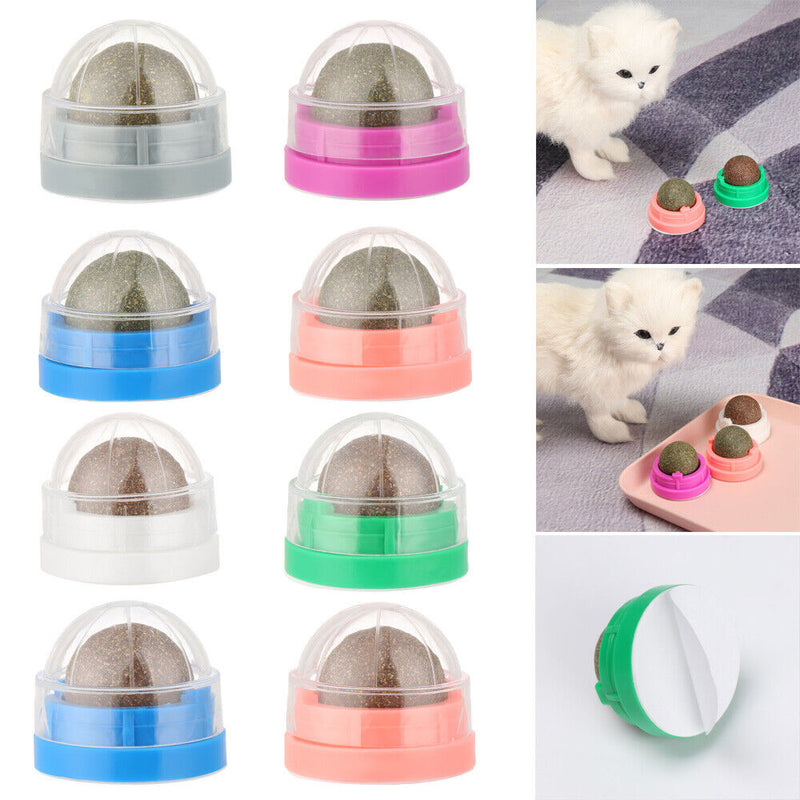 Digestion Rotatable Healthy Pet Food Kitten Snacks Catnip Sugar Cat Energy Ball