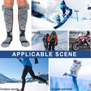 #A Electric Foot Warm Socks 3.7V Battery Foot Warmer Breathable for Fishing Camp