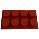 8 Grids Round Silicone Mold Soap Cake Bread Cupcake Moulds BEST Baking K3O1 G3D9