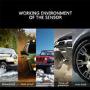 Car Tyre Pressure Temp Monitor TPMS Security Alarm System With 4 External Sensor