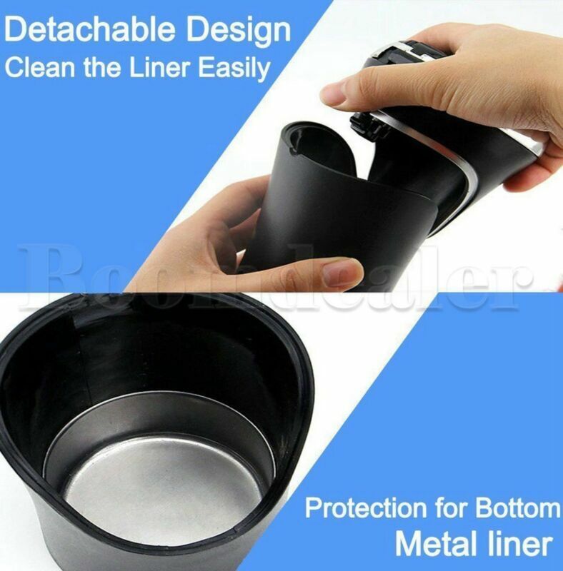 Car Solar LED Car Ashtray Blue Light Lighting gluttöter