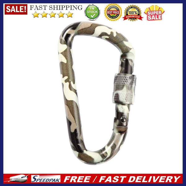Mountaineering Fast Hang Buckle D-Ring Keychain Clip Keyring Hook Carabiner T