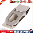 Stainless Steel Arc Hollow out Wallet Clips Name Card Folder