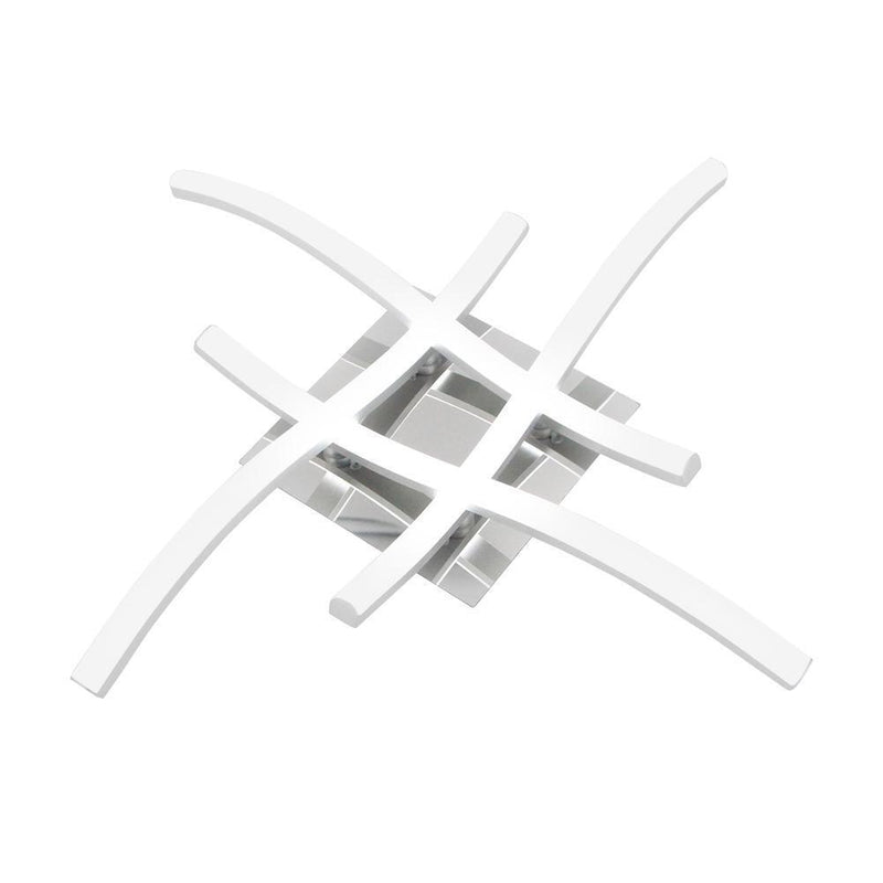 LED Ceiling Lamp 85-265V Forked Shaped Curved Modern Lamp (Cold White 4LED)