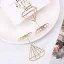Clamp Heart Shape Photos Clips Table Numbers Holder Clamps Stand Place Card