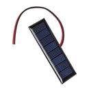 4V 0.2W 2-Wire Epoxy Solar Panel 8 Solar Cells for Solar Projects (2pcs)