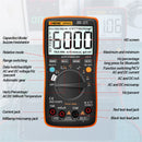 Bluetooth-compatible Digital Multimeter 6000 Counts Current Voltage Tester