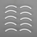 10pcs Silicone Eyelashes Curler Replacement Refill Pads Makeup Tools/White