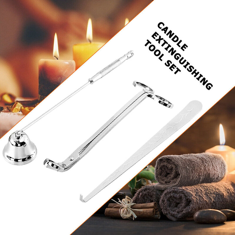 Candle Oil Lamp Hook Trimmer Snuffer Set Candle Put off Clipper Accessories