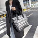 Embroidery Thread Latex Crossbody Tote Bag Female Trending Shopping Handbag
