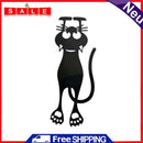 Stereo Hollow Kitten Bookmark PVC Cute Cartoon Animal Wacky Reading Marker