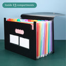 #A A4 Korean Lovely Smiling Face Folder Multi Layer Accordion Bag Storage Folder