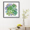 5D DIY Full Round Drill Diamond Painting Succulent Cross Stitch Craft Needlework