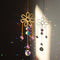 #A Hanging Ornament Leaf Moon Crystal Wind Chimes Hanging Chandelier Pendant Gif