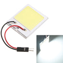 2pcs Xenon HID White 48 COB LED Dome Map Light Bulb Car Interior Panel Lamp